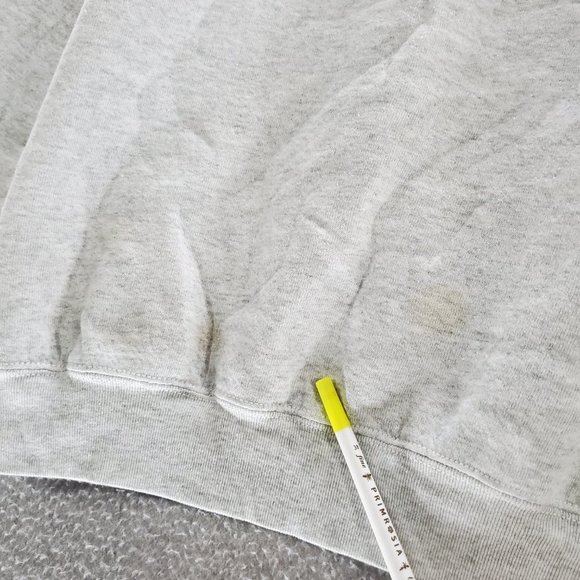 VINTAGE 90s New York City Men Sweater XL Gray Statue Of Liberty Long Sleeve READ - Picture 3 of 9